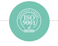 Passed ISO 9001 certification.